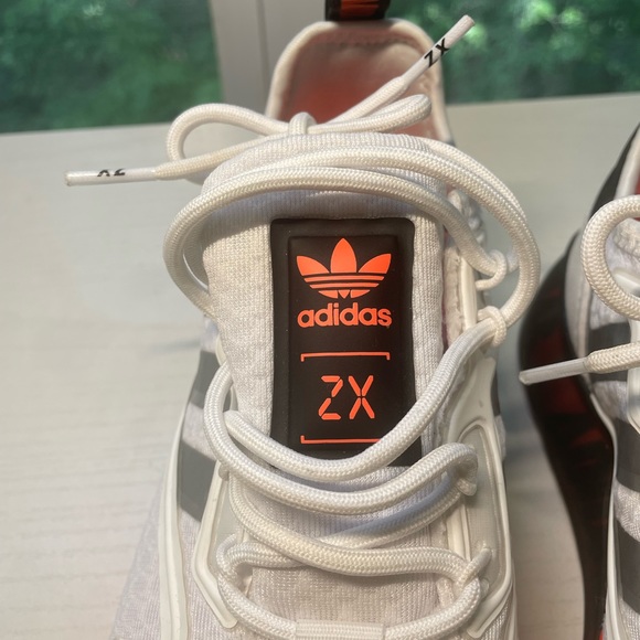 Adidas ZX 2K Boost “BOLD LOGO GRAPHIC” Neon Orange Silver White and Black (Sz 7) - Picture 4 of 9